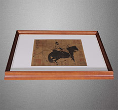 湘乡书画装裱配框服务案例